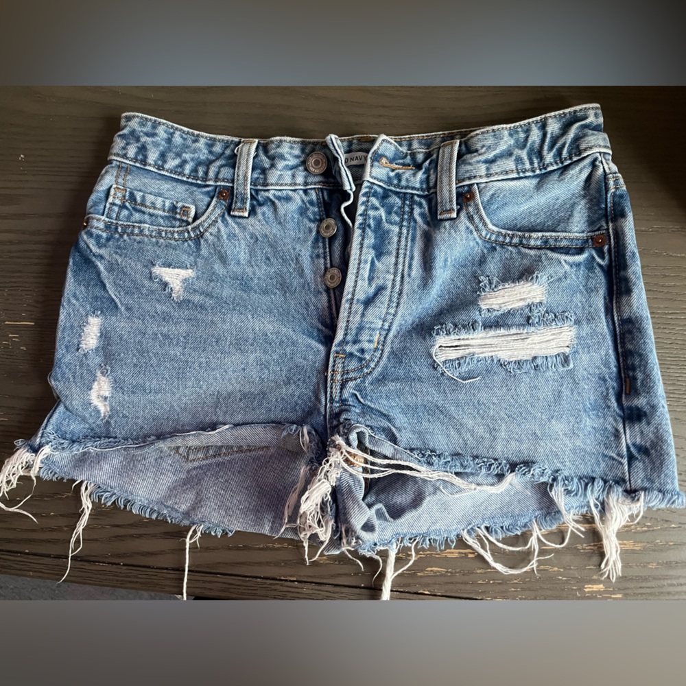 Distressed Denim Women's Shorts